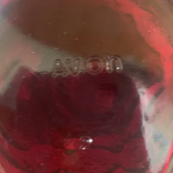 Vintage Avon 1876 Cape Cod Collection Candleholder Set Ruby Red Dark Red Glass - Picture 2 of 9